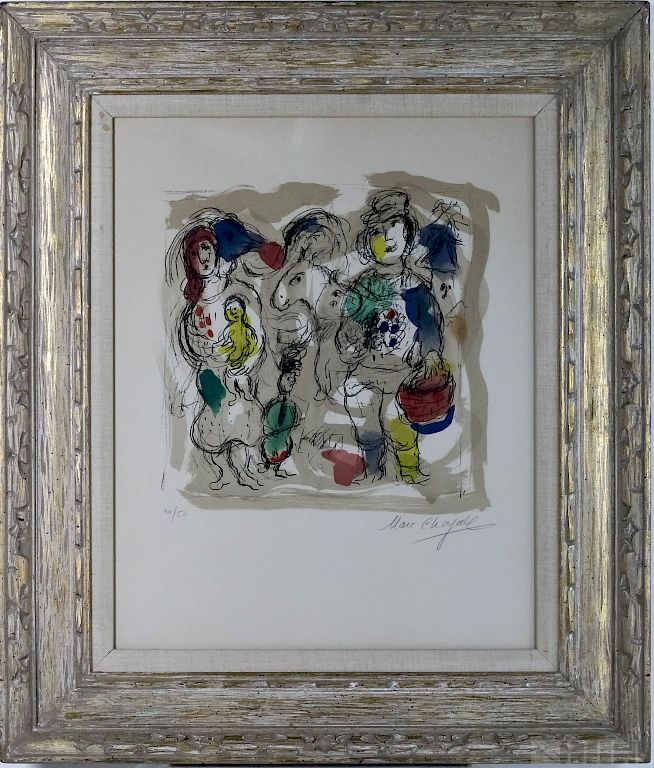 Appraisal: Marc Chagall Petits Paysans Little Peasants Litho Marc Chagall French