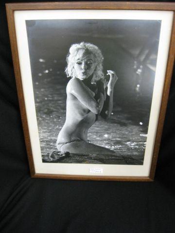 Appraisal: Lawrence Schiller Marilyn Monroe Gelatin Silver Print Photograph in the