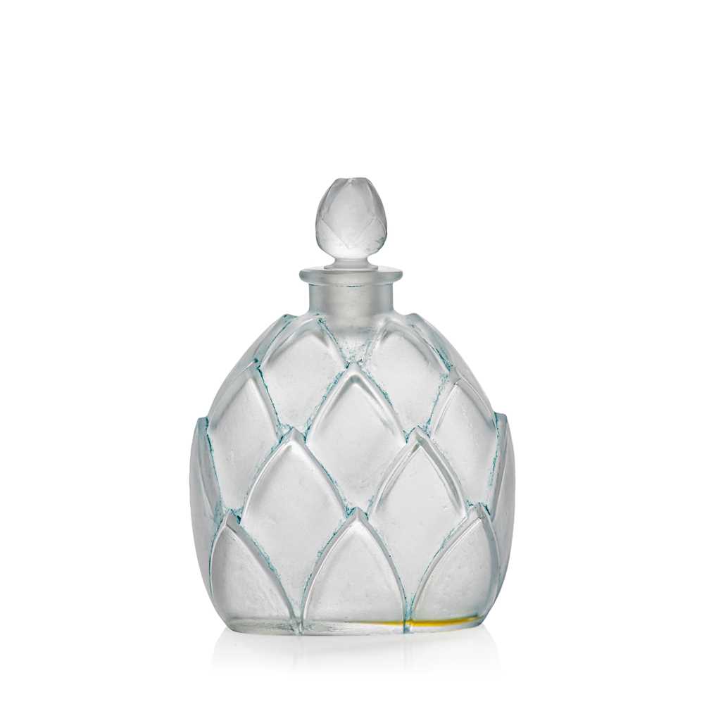 Appraisal: REN LALIQUE FRENCH - MARQUILA SCENT BOTTLE NO designed clear