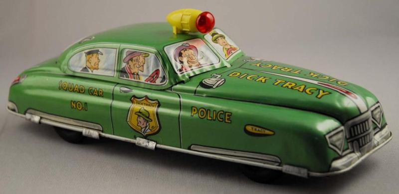 Appraisal: Marx Tin Friction Dick Tracy Squad Car Description Marked Squad