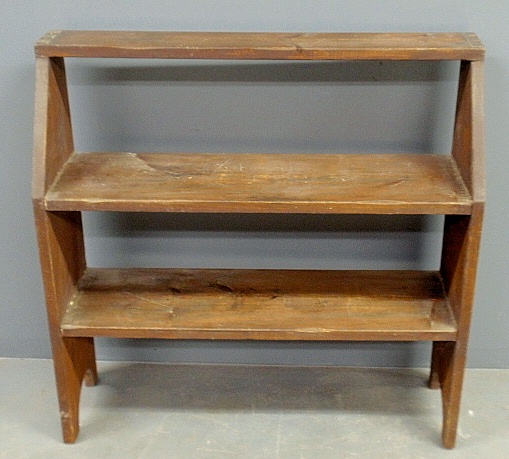 Appraisal: - Pine bucket bench th c h x w x