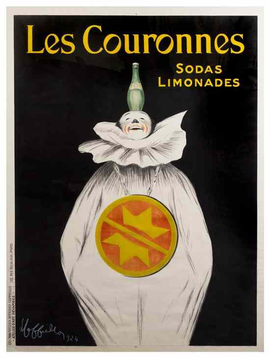 Appraisal: Leonetto Cappiello Italy - Les Couronnes lithograph x inches