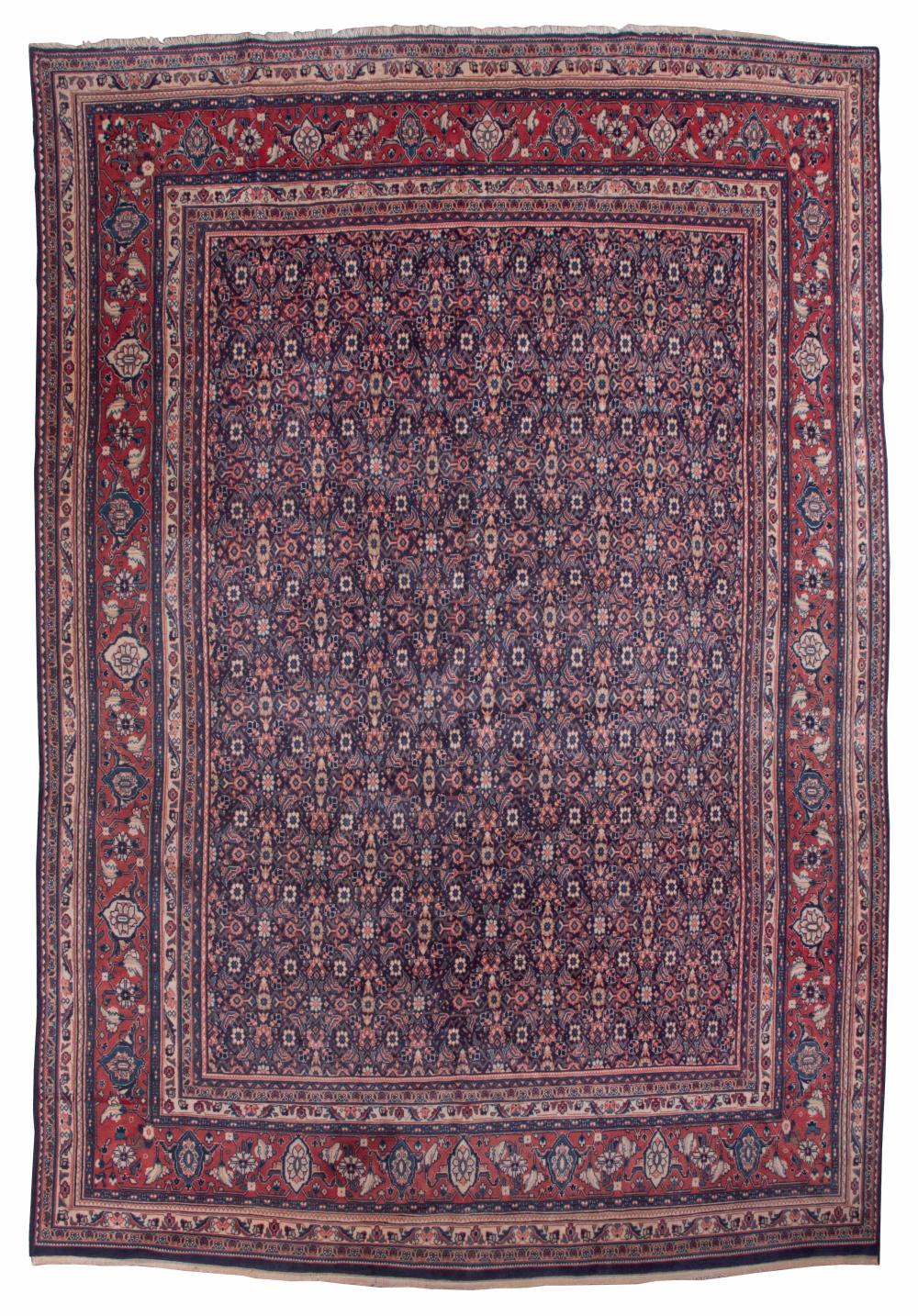 Appraisal: MAHAL RUG X RD QUARTER OF THE TH CENTURY MAHAL