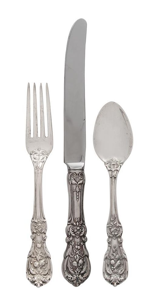 Appraisal: An American Sterling Silver Flatware Service Reed and Barton Taunton