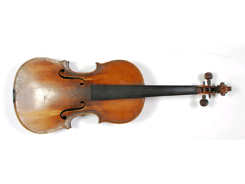 Appraisal: LATE NINETEENTH CENTURY VIOLIN BEARS LABEL COPY OF A STRADIVARIUS