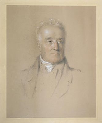 Appraisal: Follower of George Richmond Portraits of a lady and gentleman