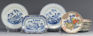 Appraisal: pcs Chinese Japanese Porcelain pieces Asian porcelain st item small