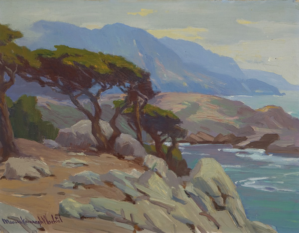 Appraisal: WACHTEL MARION KAVANAGH American - ''Monterey Coast'' oil on canvas