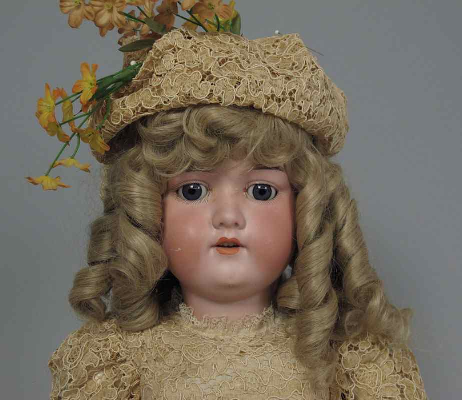 Appraisal: '' ARMAND MARSEILLE GERMAN BISQUE HEAD DOLL Marked Armand Marseille