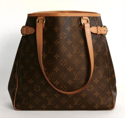 Appraisal: Louis Vuitton Batignolles Vertical bag Classic monogram canvas with brown