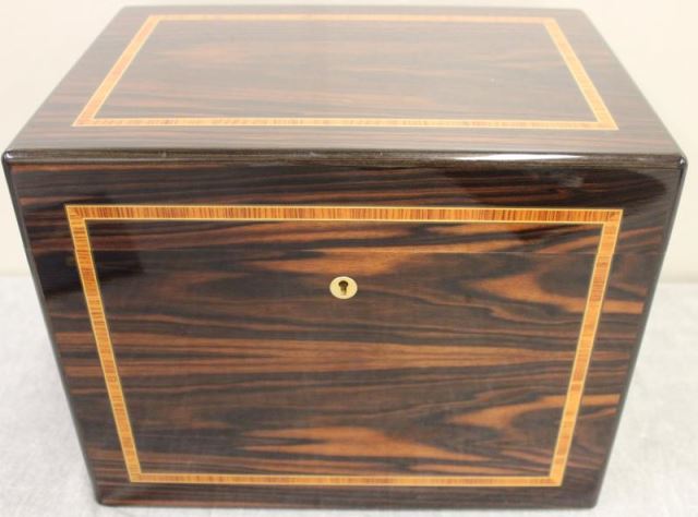 Appraisal: Hine Grande Champagne Cognac In An Elie BleuRosewood Inlaid Presentation