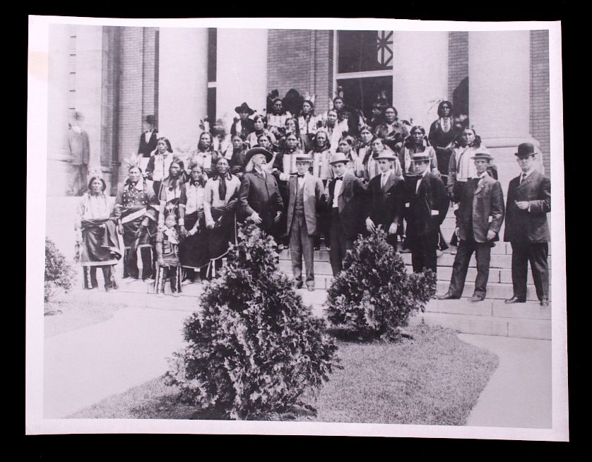 Appraisal: Buffalo Bill Wild West Show Photograph c This is an