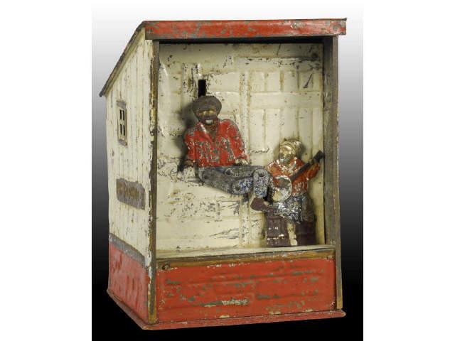 Appraisal: Tin Weedens Plantation Savings Mechanical Bank Description Works well paint