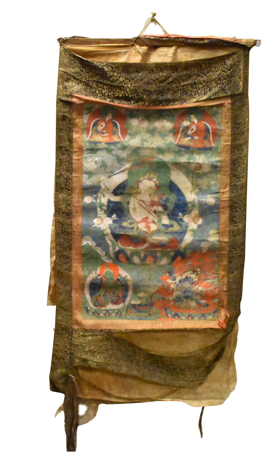 Appraisal: A Chinese Tangka painting of Buddha dating from the th