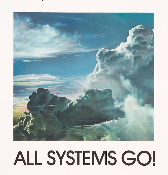 Appraisal: Mitchell Syrop American born All Systems Go unique color print