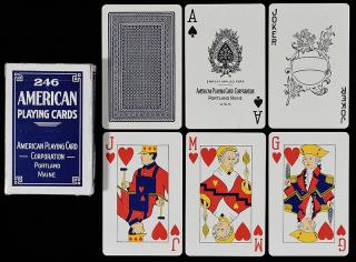 Appraisal: American Playing Card Corp American Playing Cards Portland Maine ca