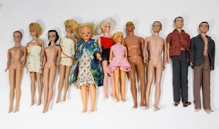 Appraisal: lot of plus Vintage Barbie and Ken doll group lot