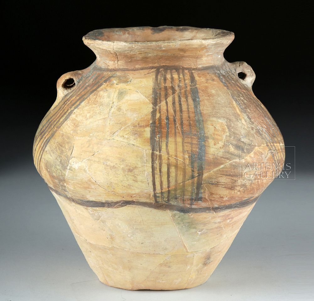 Appraisal: Eastern European Neolithic Pottery Vase Eastern Europe Neolithic Period ca