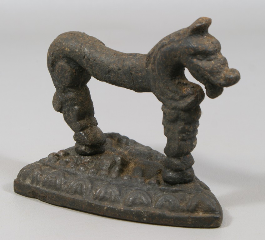 Appraisal: Rare Cast Iron with Horse Handle - long