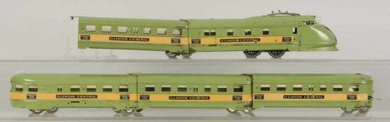 Appraisal: American Flyer The Green Diamond Passenger Set Description American Pre-war