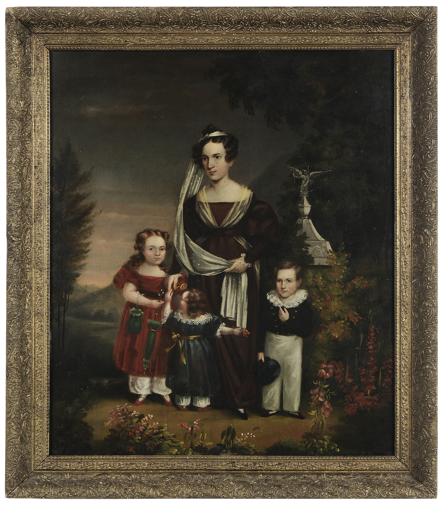 Appraisal: Samuel Haydon Sexton New York - Portrait of a Family