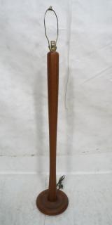 Appraisal: American Modern Walnut PHILIP POWELL Style Floor Lamp Tapered form