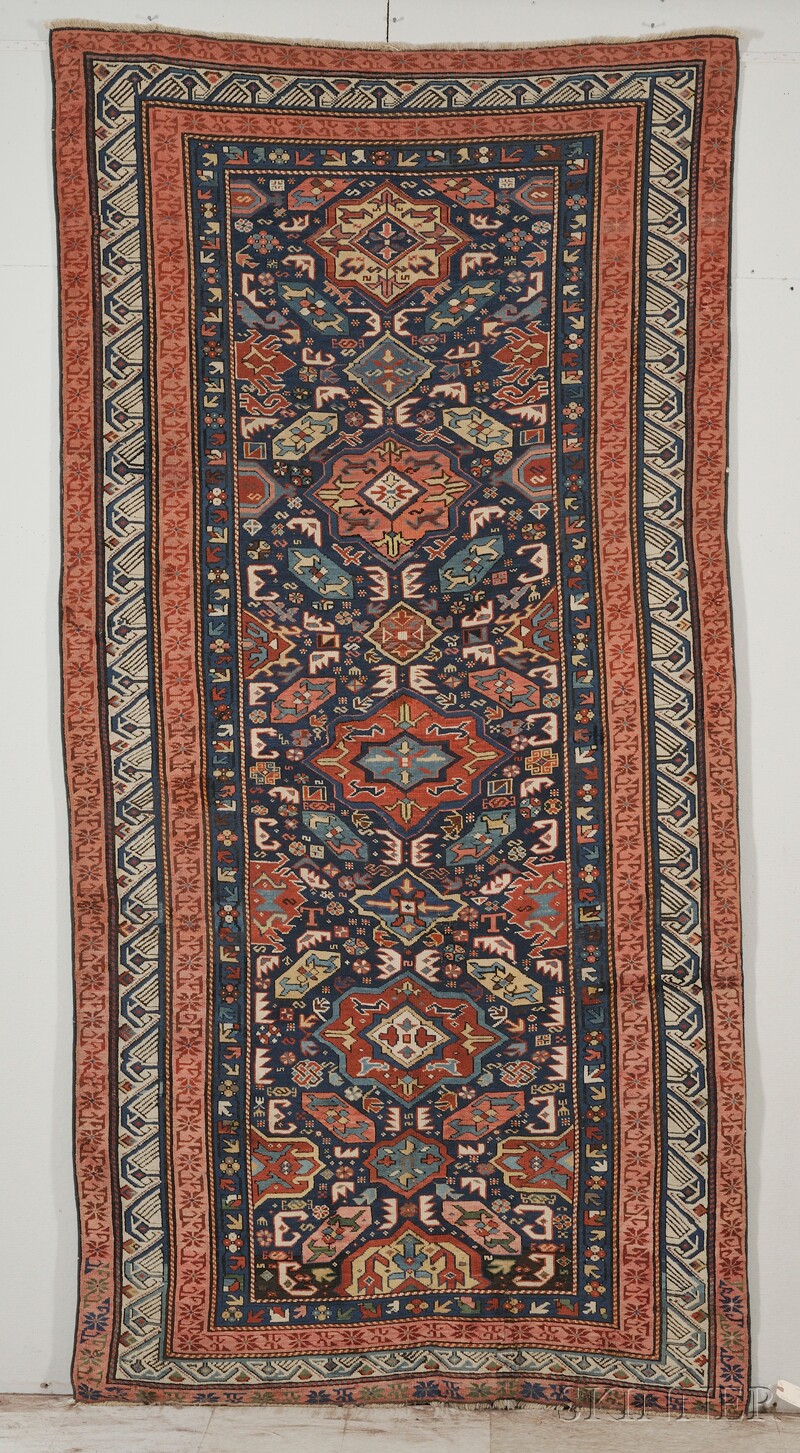 Appraisal: Seichour Long Rug Northeast Caucasus last quarter th century even