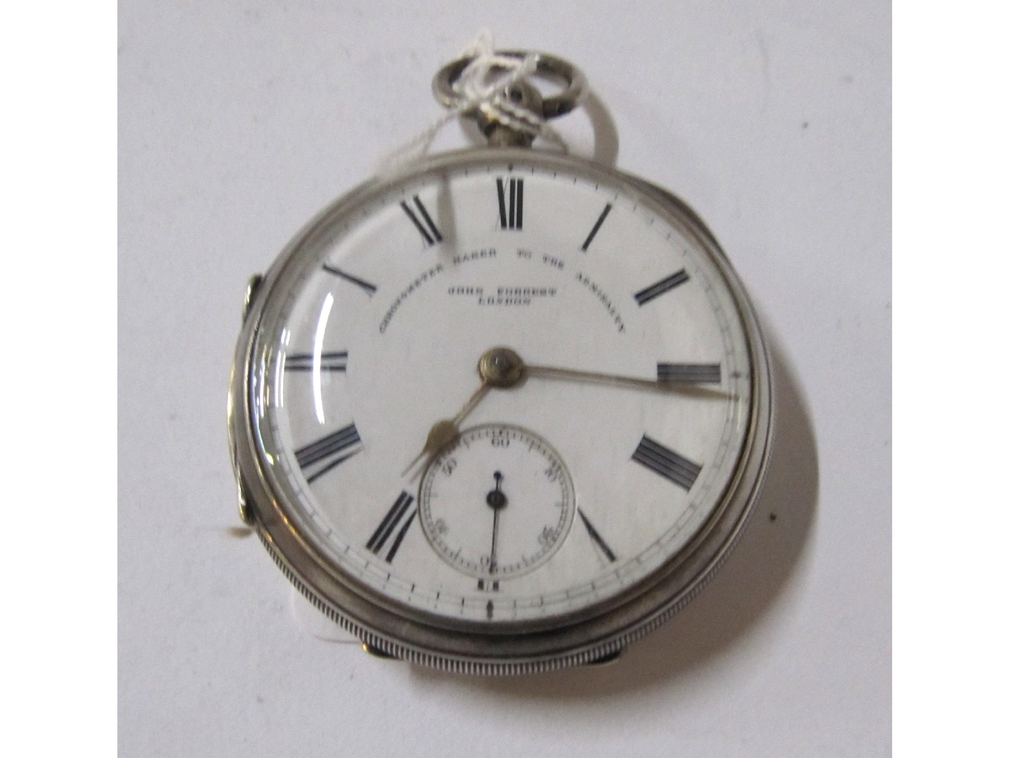 Appraisal: A silver cased pocket watch by John Forrest