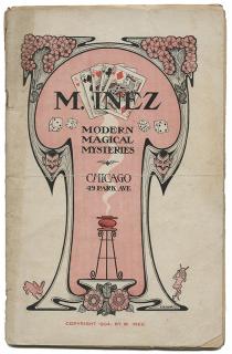 Appraisal: M Inez Modern Magical Apparatus Chicago Original lithographic wrappers Illustrated