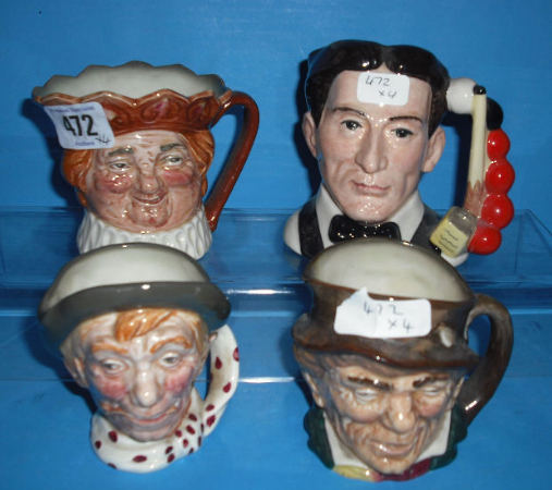 Appraisal: Royal Doulton small Character jugs Old King Cole D Paddy