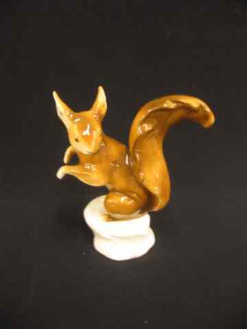 Appraisal: Royal Dux Porcelain Squirrel Figurine '' excellent