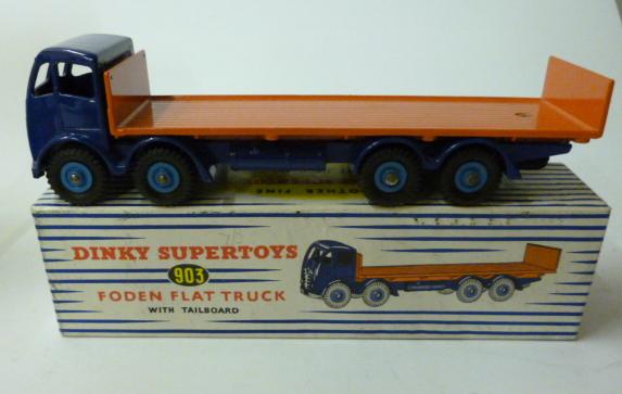 Appraisal: Foden Flat Truck with tailboard second cab dark blue orange