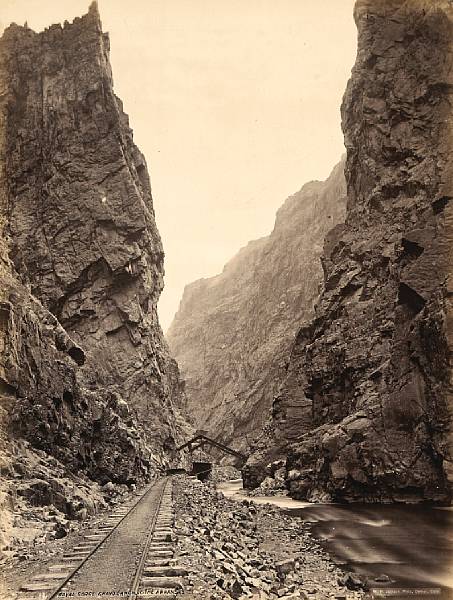 Appraisal: William Henry Jackson American - Royal Gorge Grand Ca on