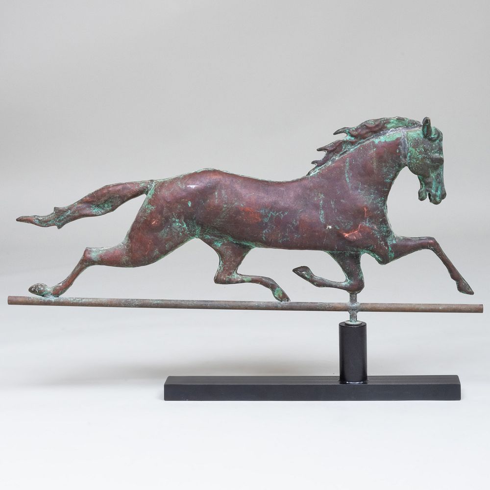 Appraisal: Horse Copper Molded Weathervane After Whiting and Company Raised on