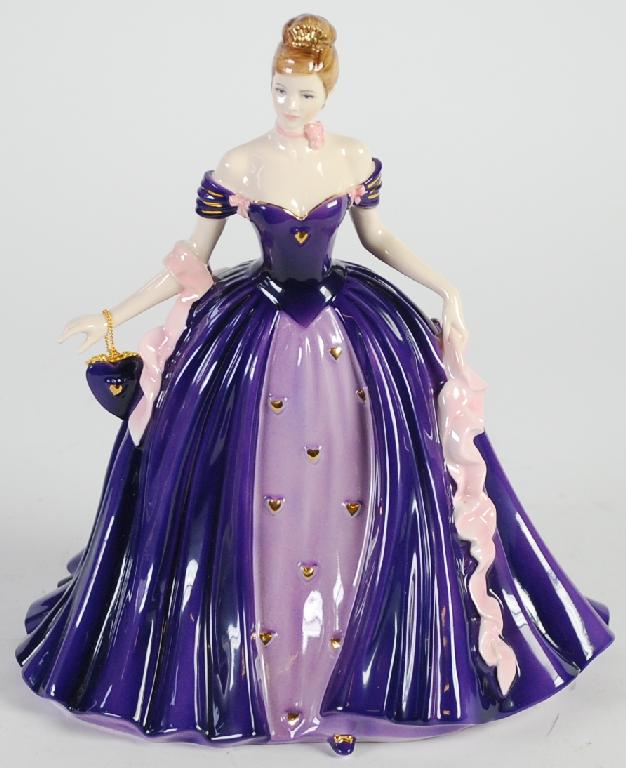 Appraisal: COALPORT LIMITED EDITION CHINA FIGURE 'Fairytale Evening' cm high printed