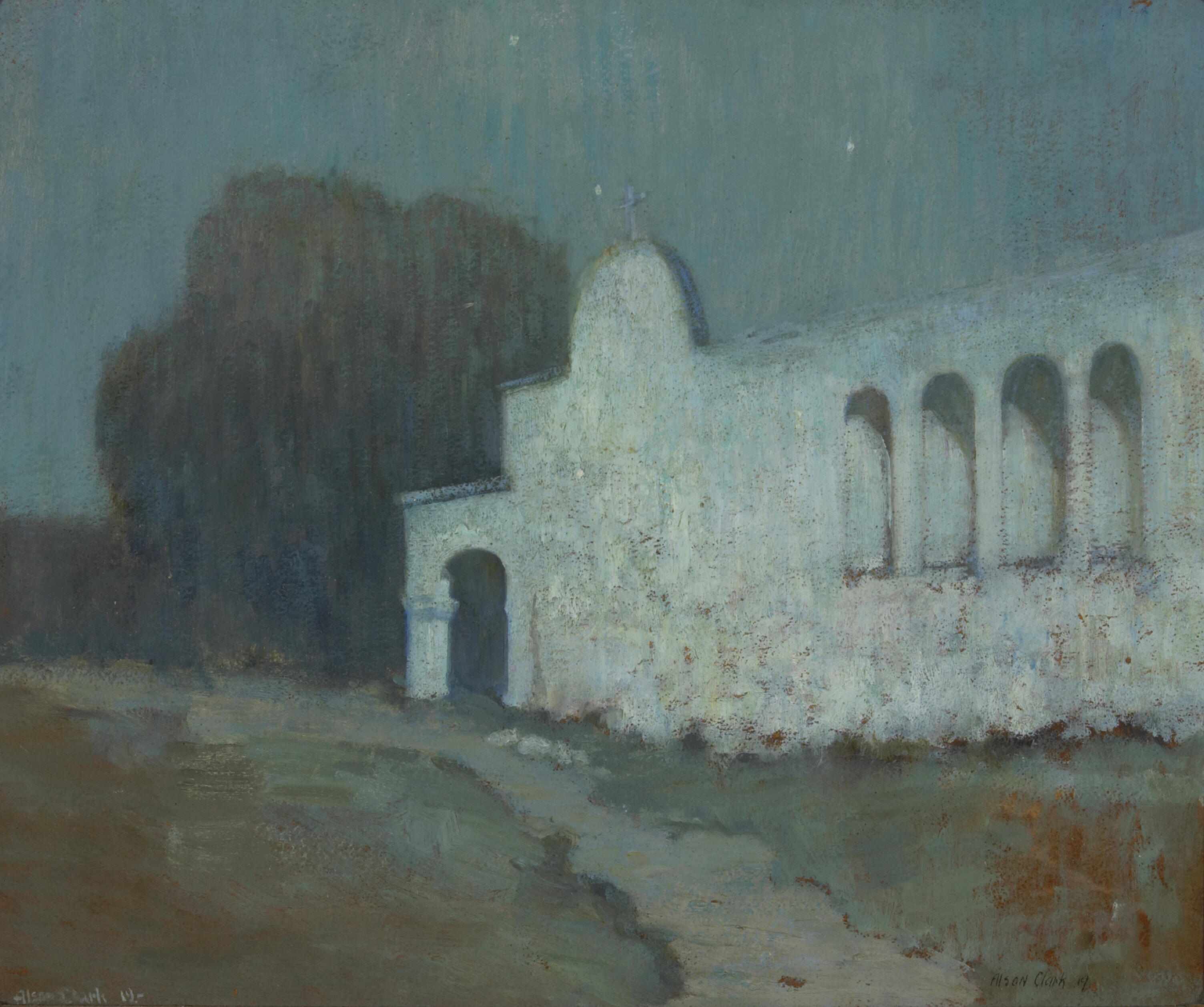 Appraisal: Alson Skinner Clark - Moonlight Capistrano signed and dated 'Alson