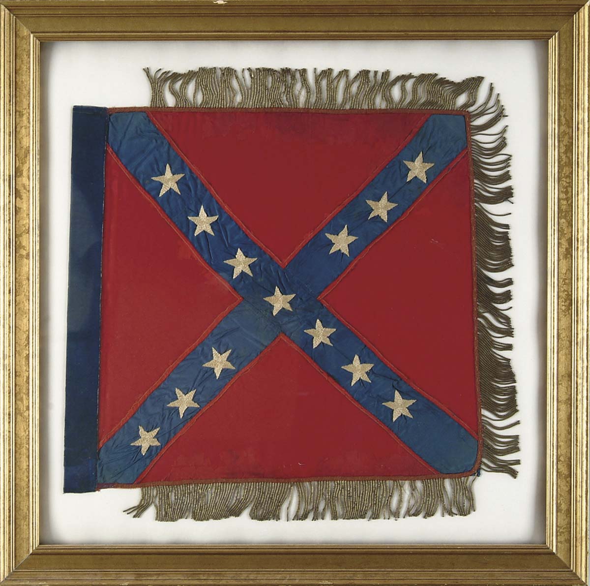 Appraisal: PERSONAL BATTLE FLAG OF BRIGADIER-GENERAL WALTER STEVENS CHIEF ENGINEER CONFEDERATE