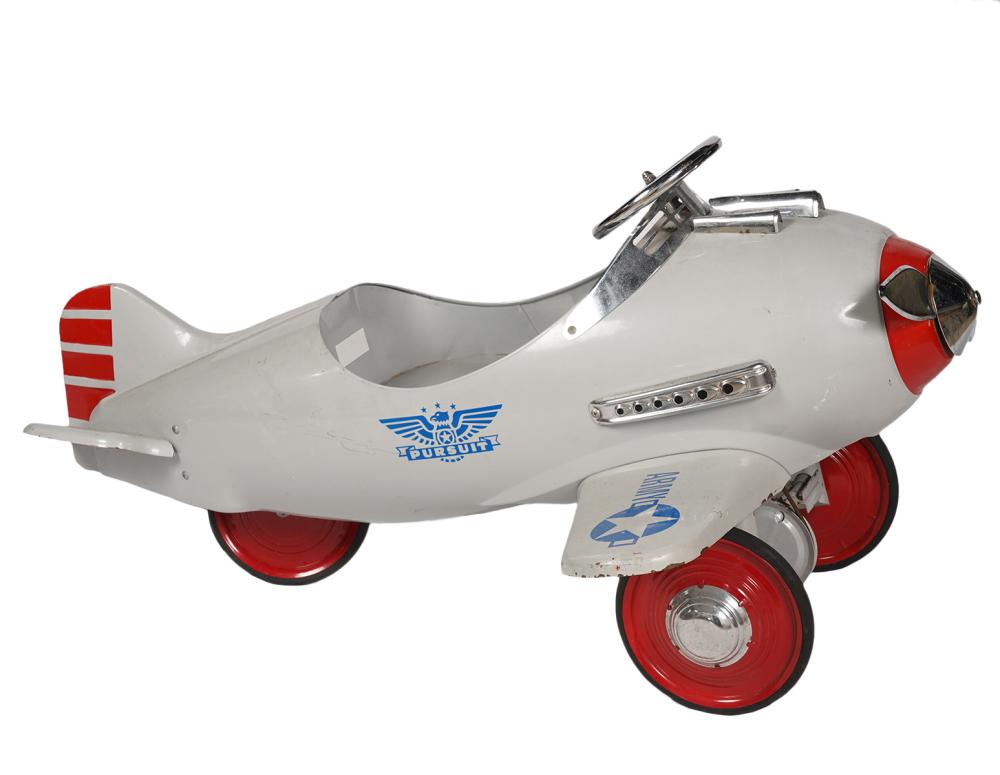 Appraisal: PURSUIT PEDAL TOY PLANE BY VIKTOR SCHRECKENGOSTViktor Schreckengost American -