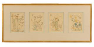 Appraisal: Walter Crane Flora Feast Lithographs Walter Crane English - A