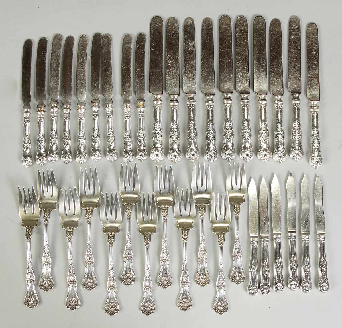 Appraisal: Gorham Sterling Silver Flatware for J E Caldwell pcs ozt