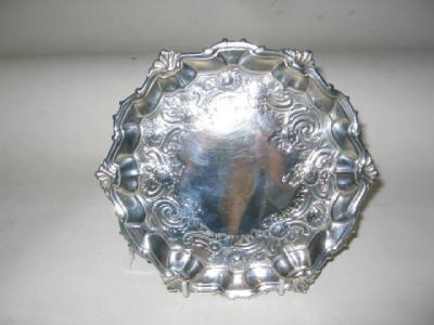 Appraisal: A GEORGE II LETTER TRAY John Robinson London of shaped