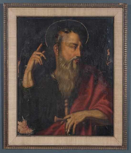 Appraisal: Continental School late th early th century Saint Paul oil