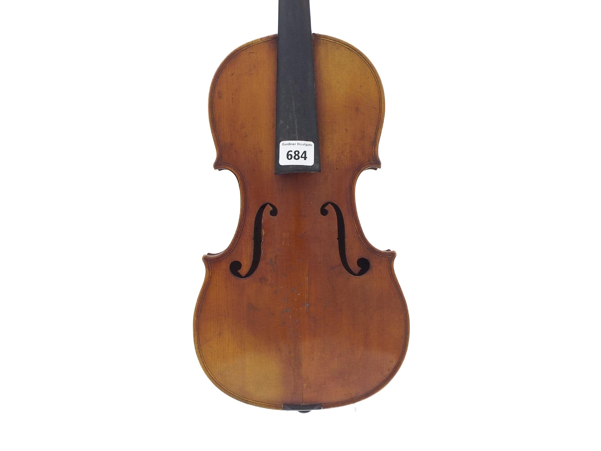 Appraisal: Early th century violin labelled Sebastien Kloz cm