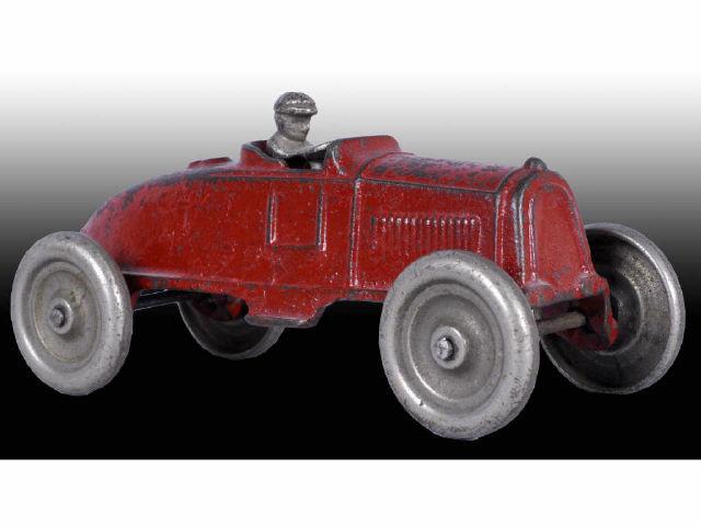 Appraisal: Lot of Cast Iron Car Toys Description Kenton racer with