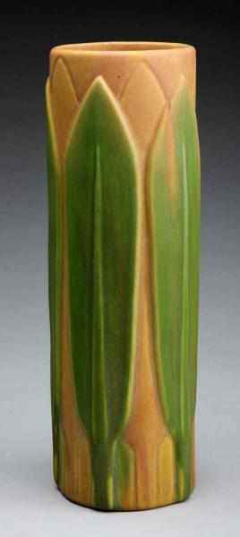 Appraisal: Roseville Early Velmoss Arts Crafts Vase Green leaves shading up