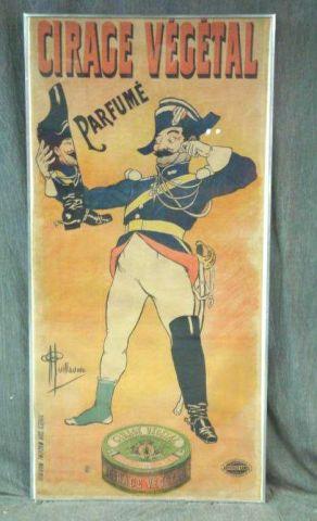 Appraisal: GUILLAUME AP Vintage French Advertising Poster in Color Size x