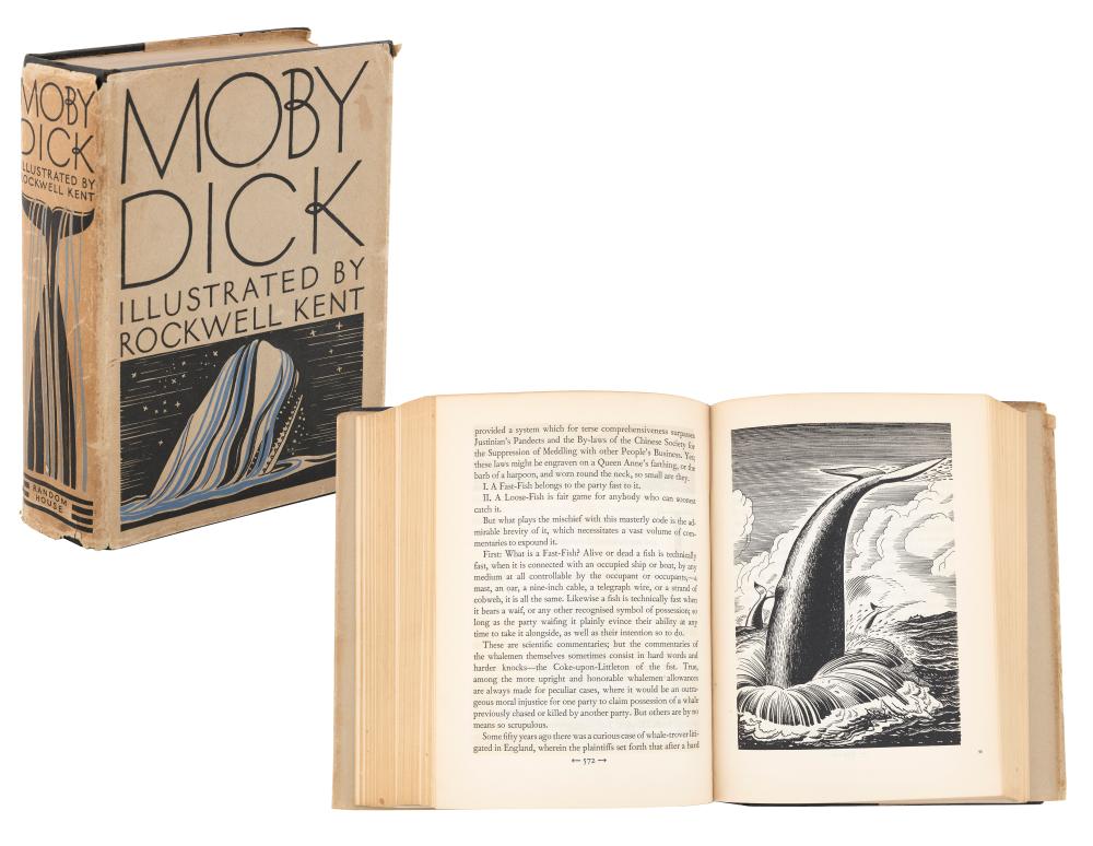 Appraisal: HERMAN MELVILLE'S MOBY DICK OR THE WHALE ILLUSTRATED BY ROCKWELL