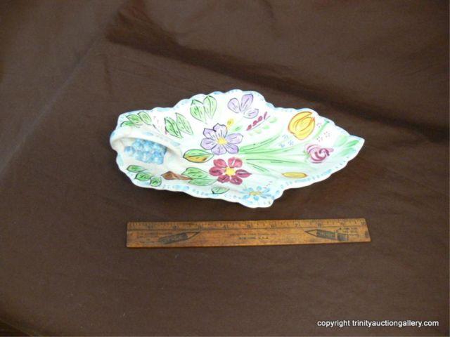 Appraisal: Blue Ridge Potteries - USA Celery Dish Marked - Summertime