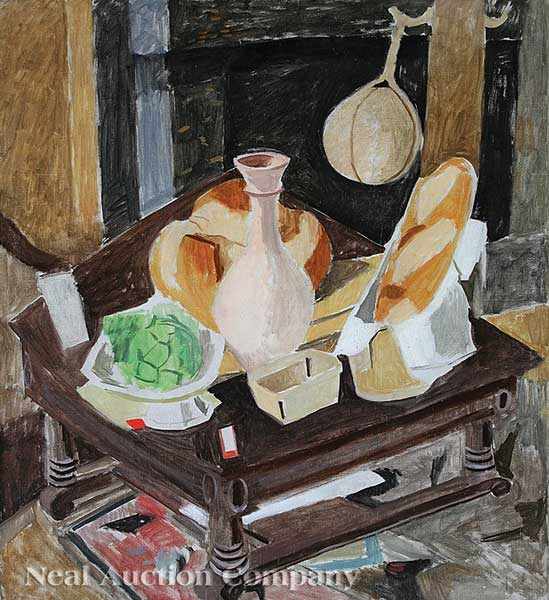 Appraisal: Myron Lechay American New Orleans - Table Top Still Life