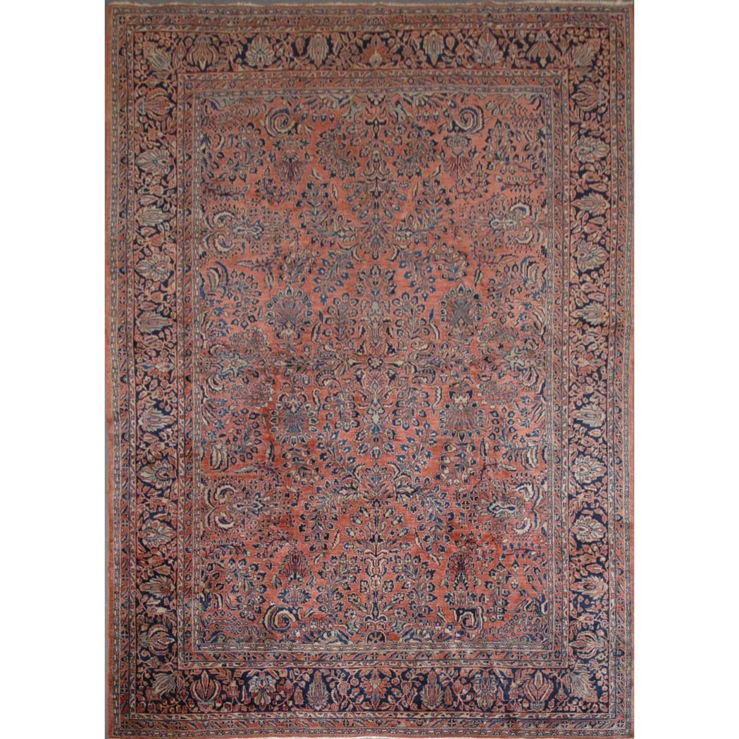 Appraisal: Sarouk Carpet North Persia circa The madder field with a